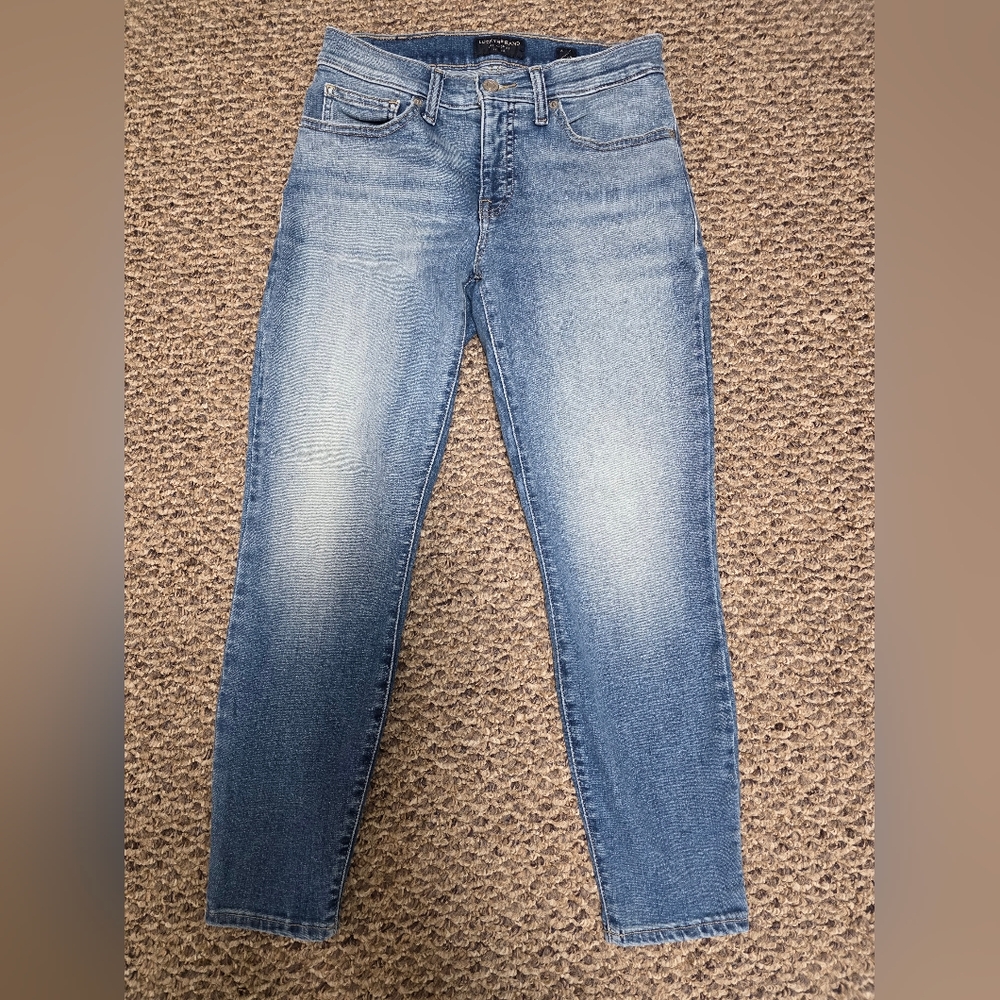 LUCKY Ava Mid Rise Crop Skinny Jeans Size 6 / 28 LIKE NEW